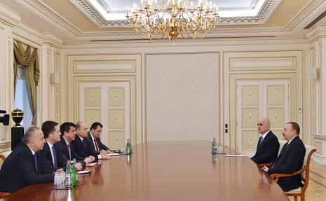 Azerbaijani President receives delegation led by Minister of Economic Affairs of Turkey